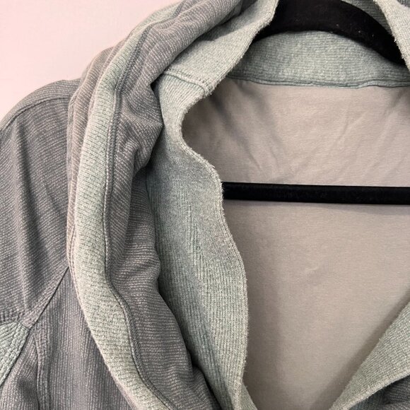 Lululemon To Class Jacket Size 10 Burlap Texture Deep Shore Heathered Earl Grey - Picture 5 of 12